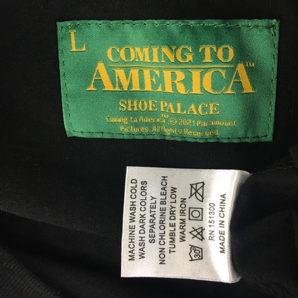 Coming To America Shoe Palace Authentic T Shirt Men's Size Large Hip-hop NWOT - Picture 9 of 12